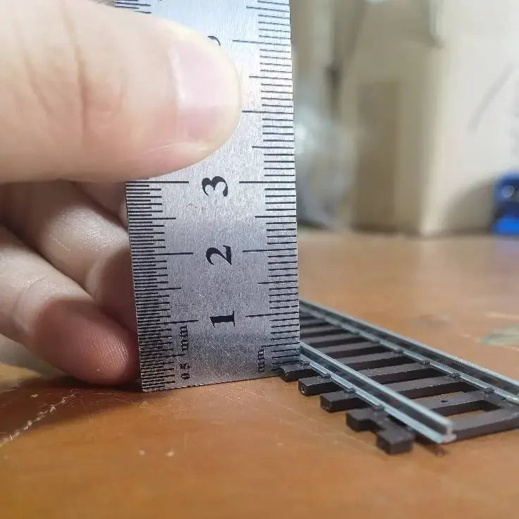 03) Ho scale 1/87 train track model railway track can be powered nickel silver narrow gauge curved track turnout track model