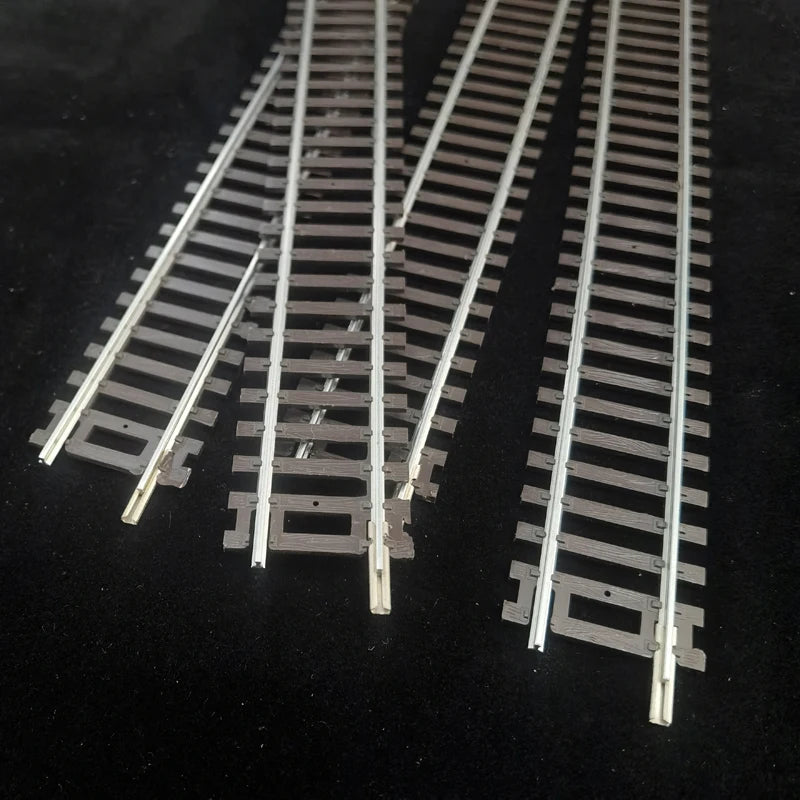 03) Ho scale 1/87 train track model railway track can be powered nickel silver narrow gauge curved track turnout track model