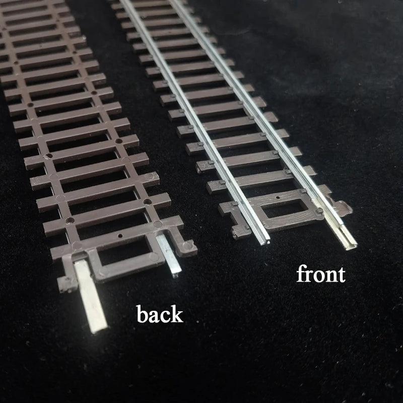 03) Ho scale 1/87 train track model railway track can be powered nickel silver narrow gauge curved track turnout track model