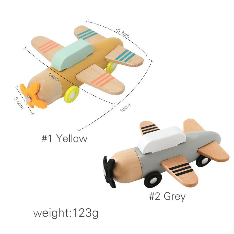 03) Wooden Train Birthday Toy Simulated Train Toy Model  Non-remote Control Rail Car Removable Wooden Train Exquisite Gift With BOX
