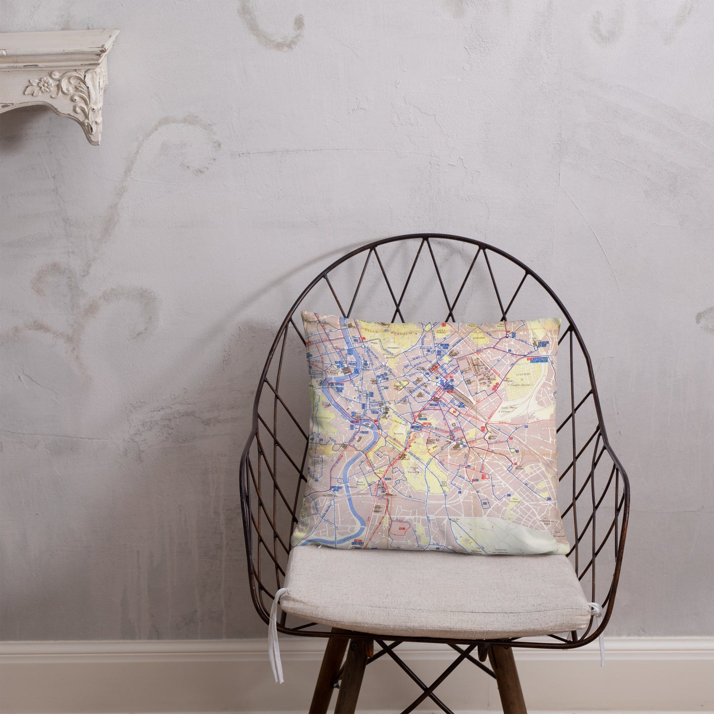 10) Rome transport map - Basic Pillow