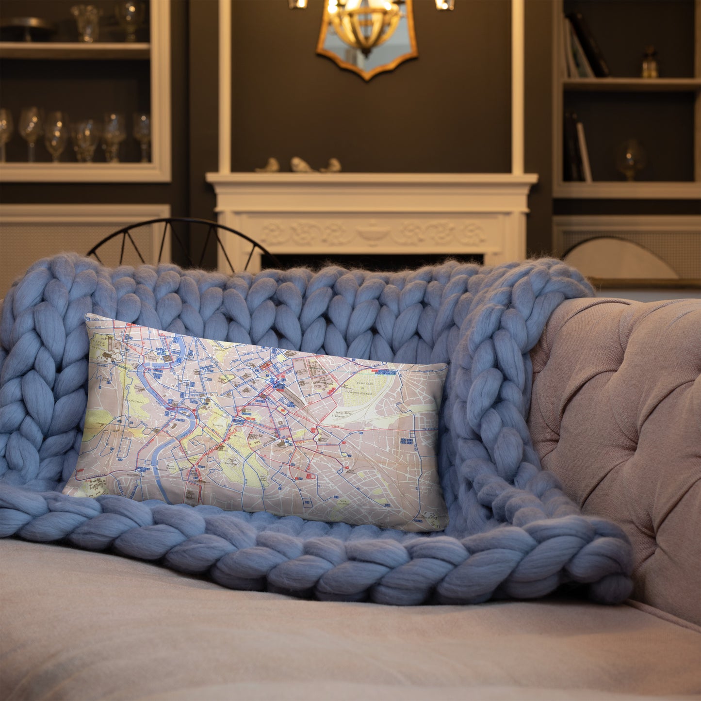10) Rome transport map - Basic Pillow