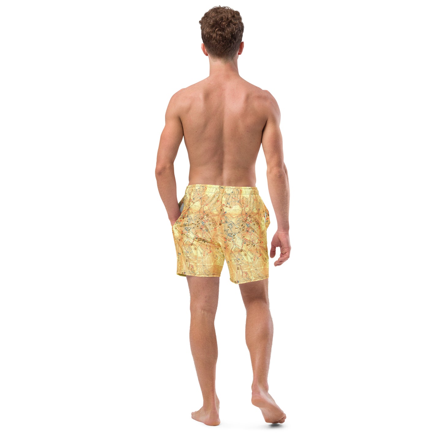 12) Roma 1960 - All-Over Print Recycled Swim Trunks