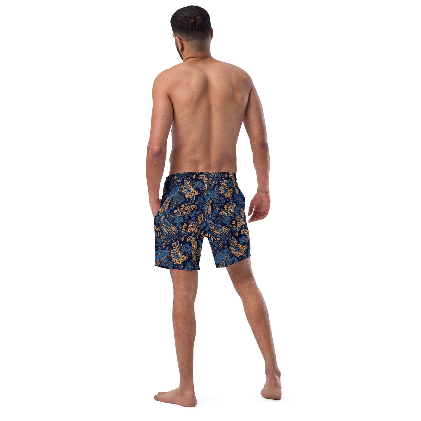 12) Batik - All-Over Print Recycled Swim Trunks