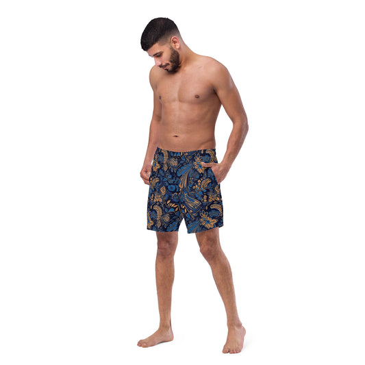 12) Batik - All-Over Print Recycled Swim Trunks