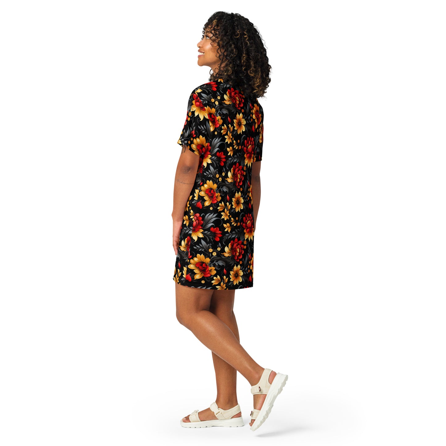 07) Khokhloma - T-shirt dress