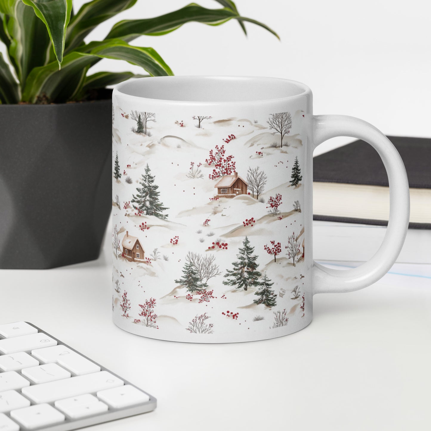01) Christmas glossy mug