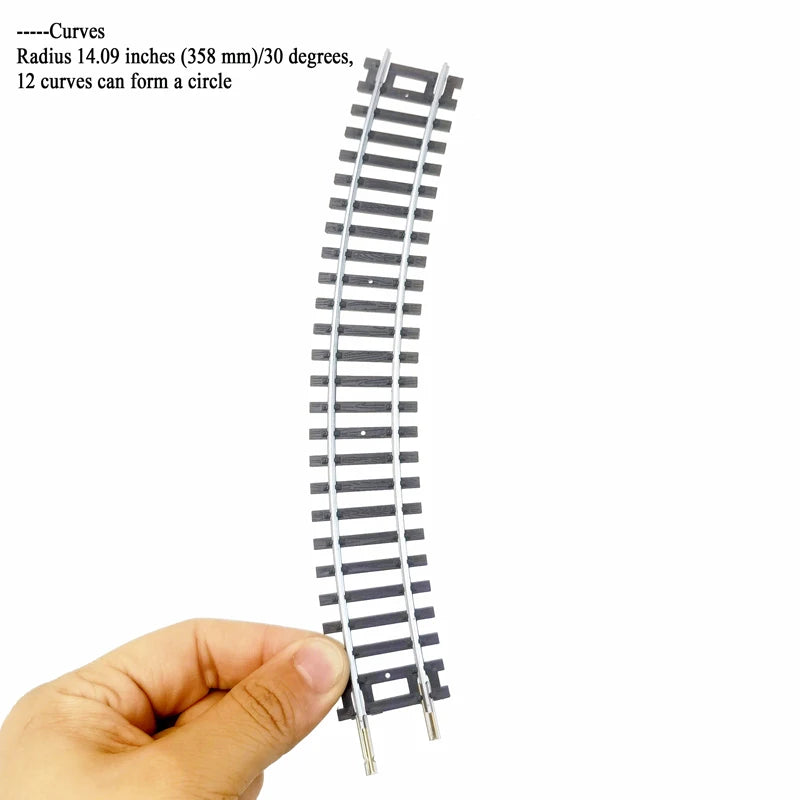 203) Ho scale 1/87 train track model railway track can be powered nickel silver narrow gauge curved track turnout track model