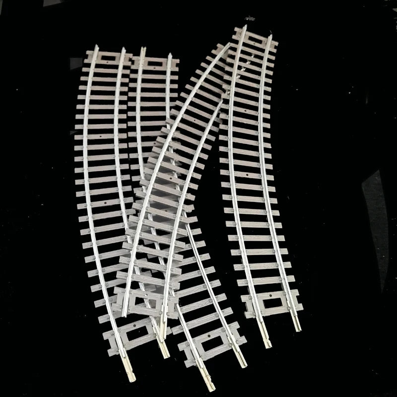 203) Ho scale 1/87 train track model railway track can be powered nickel silver narrow gauge curved track turnout track model