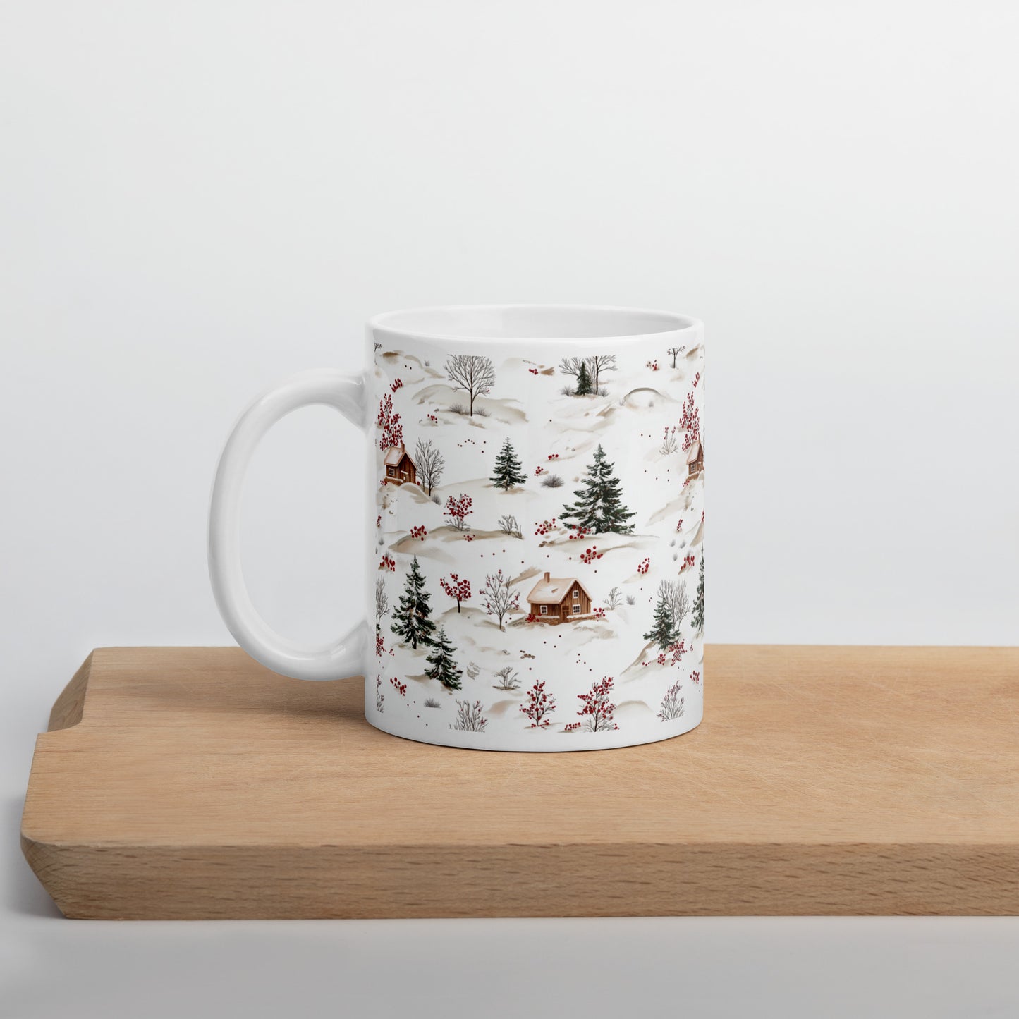 01) Christmas glossy mug