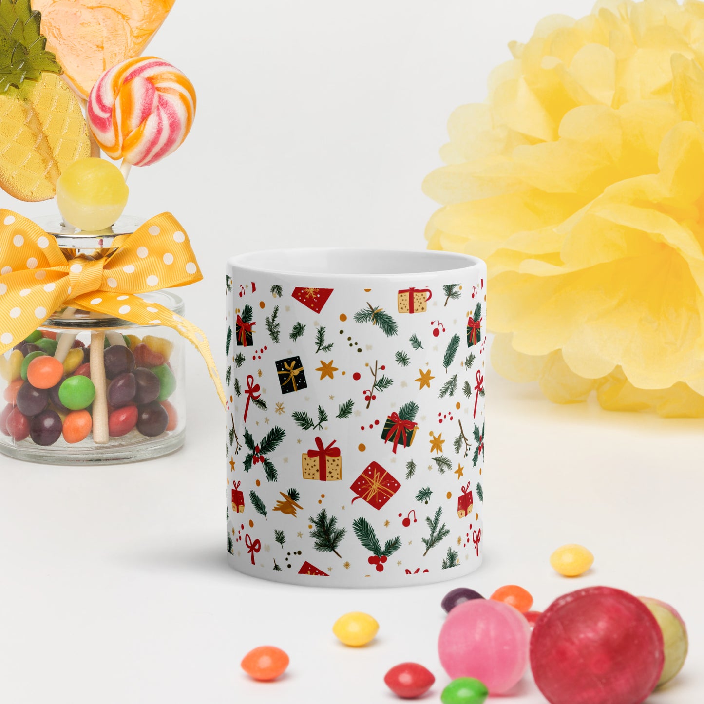 01) Christmas glossy mug