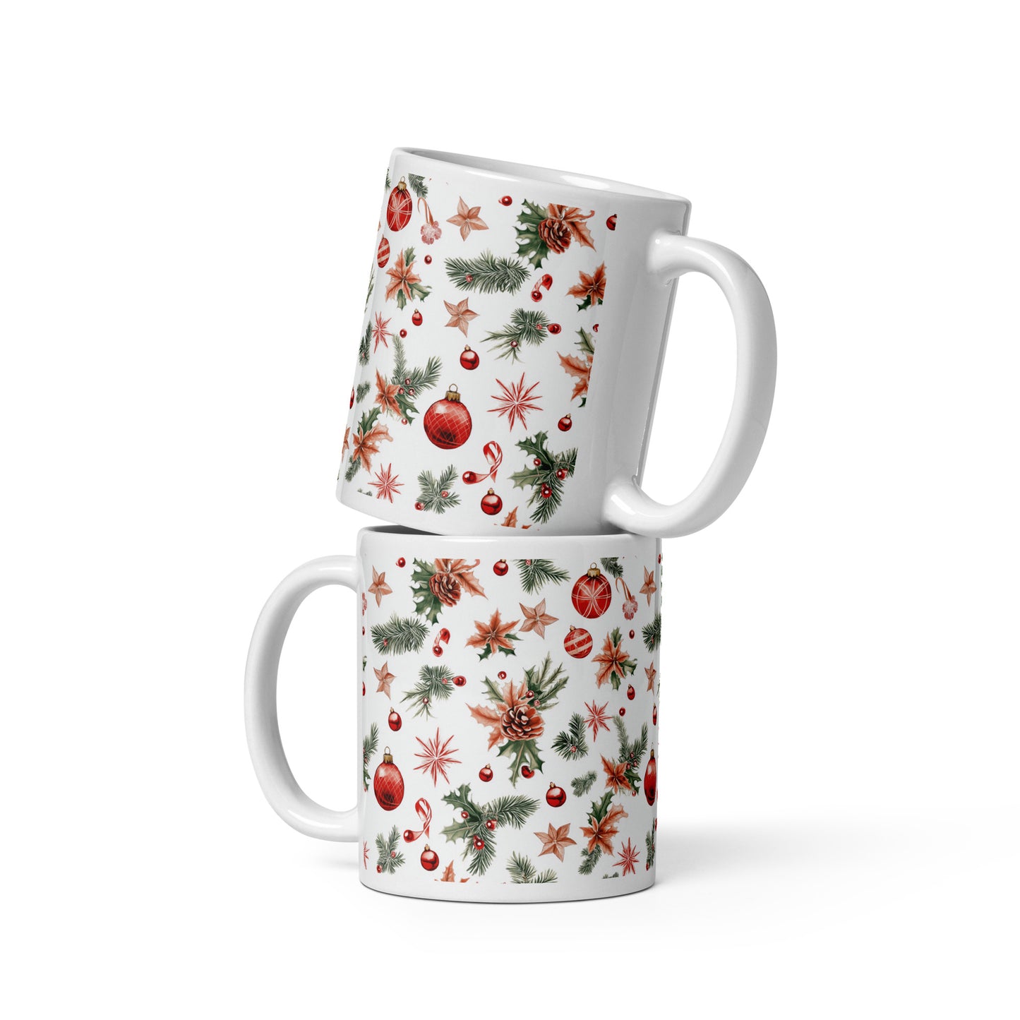 01) Christmas glossy mug