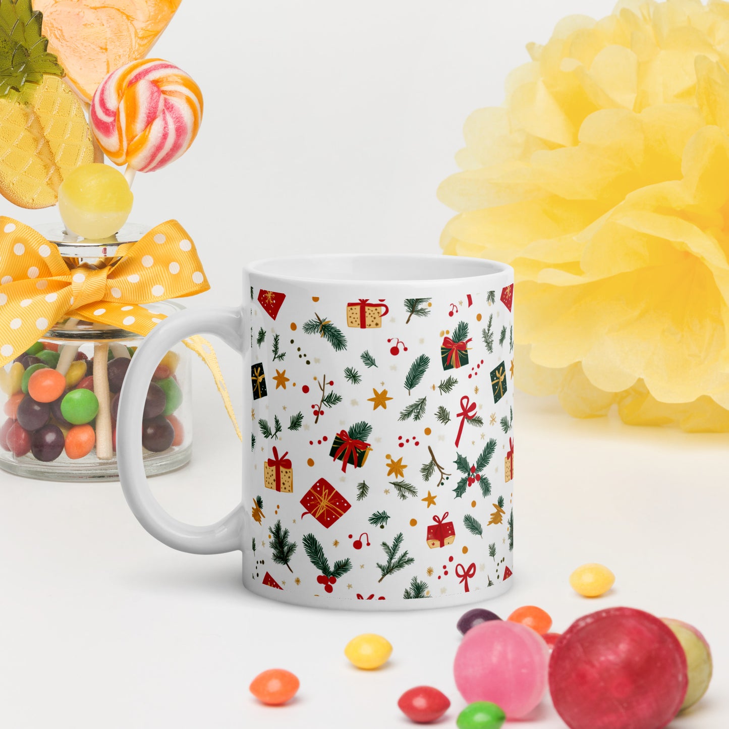 01) Christmas glossy mug