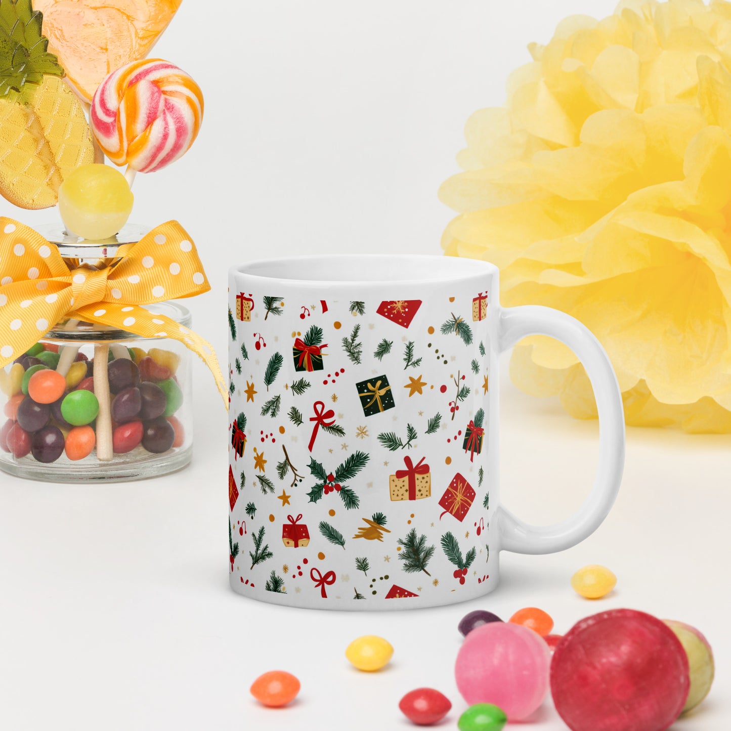 01) Christmas glossy mug