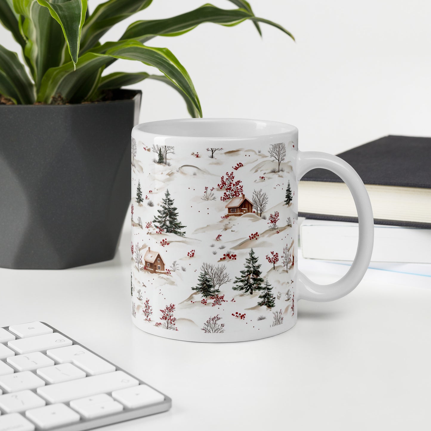 01) Christmas glossy mug