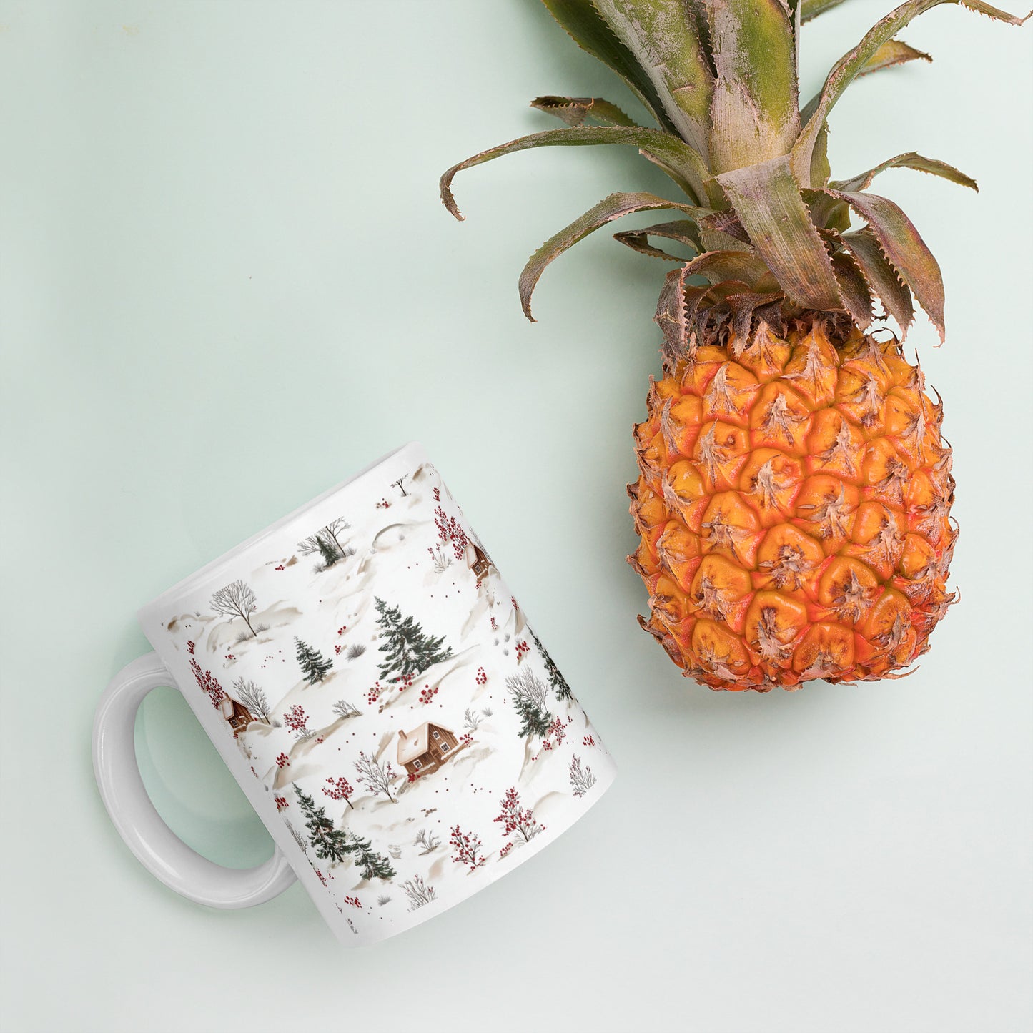 01) Christmas glossy mug