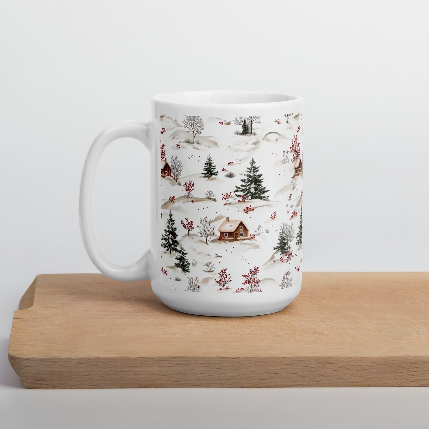 01) Christmas glossy mug