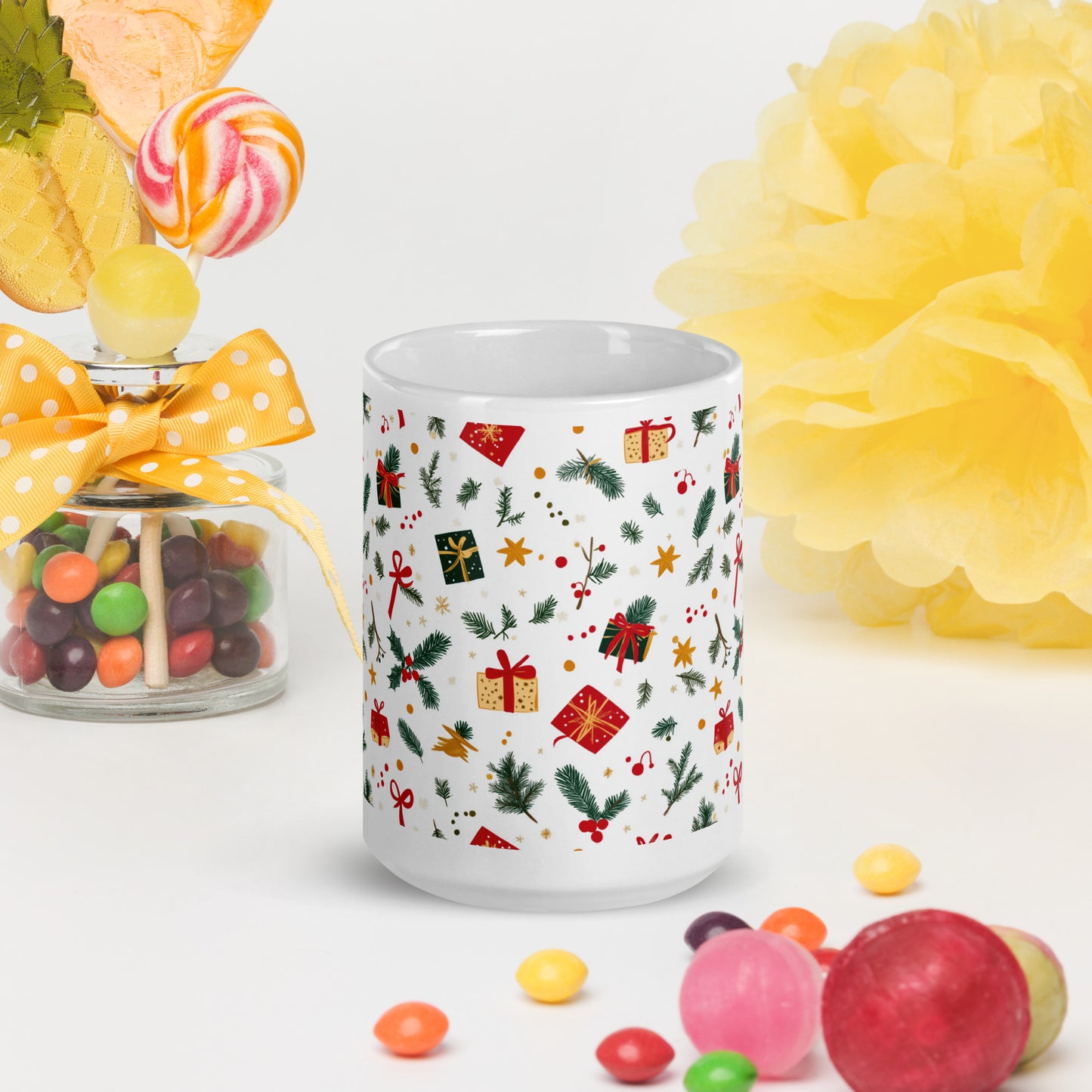 01) Christmas glossy mug