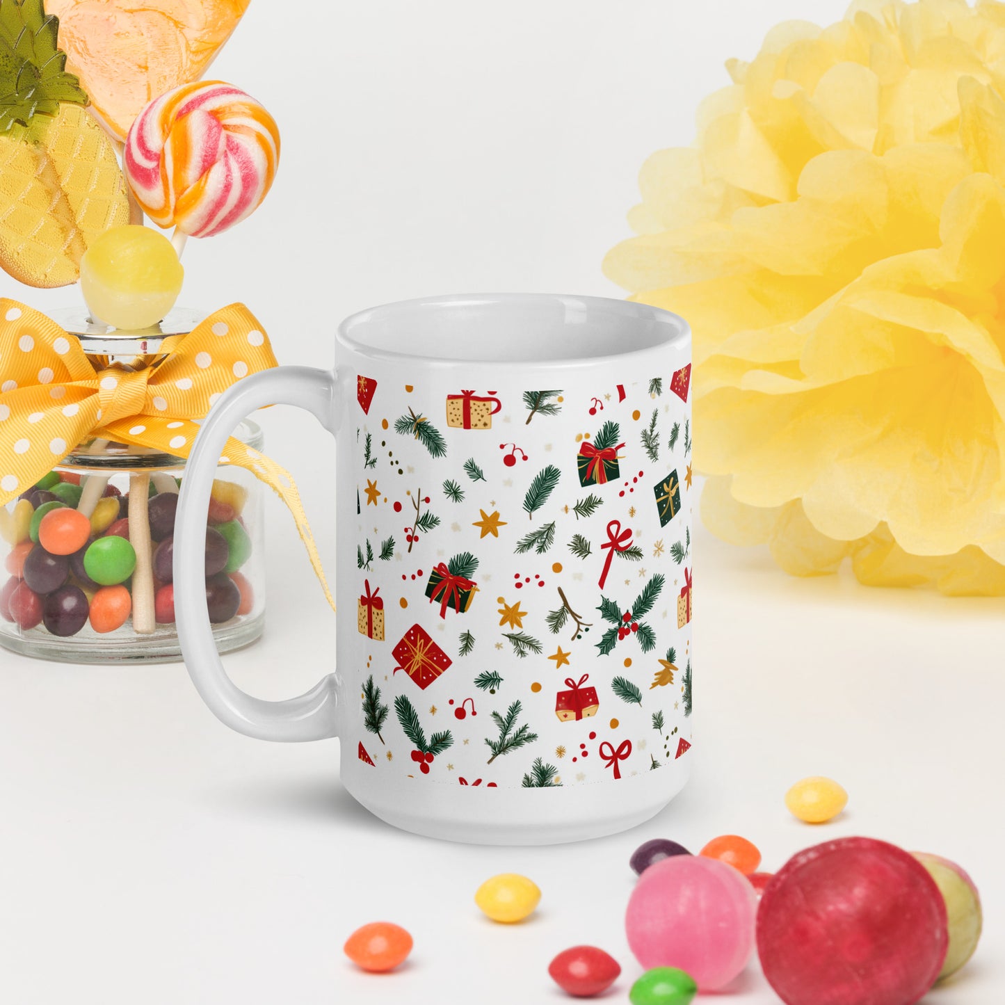 01) Christmas glossy mug