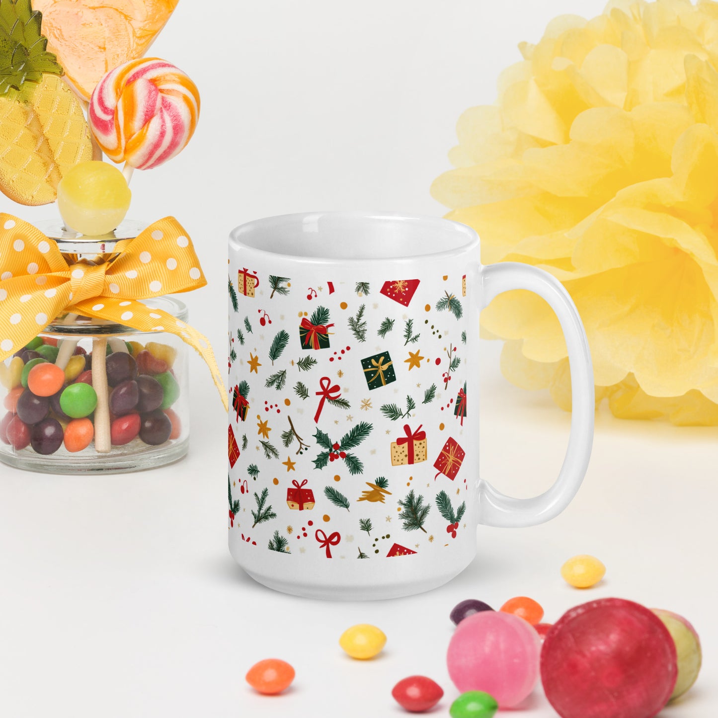 01) Christmas glossy mug