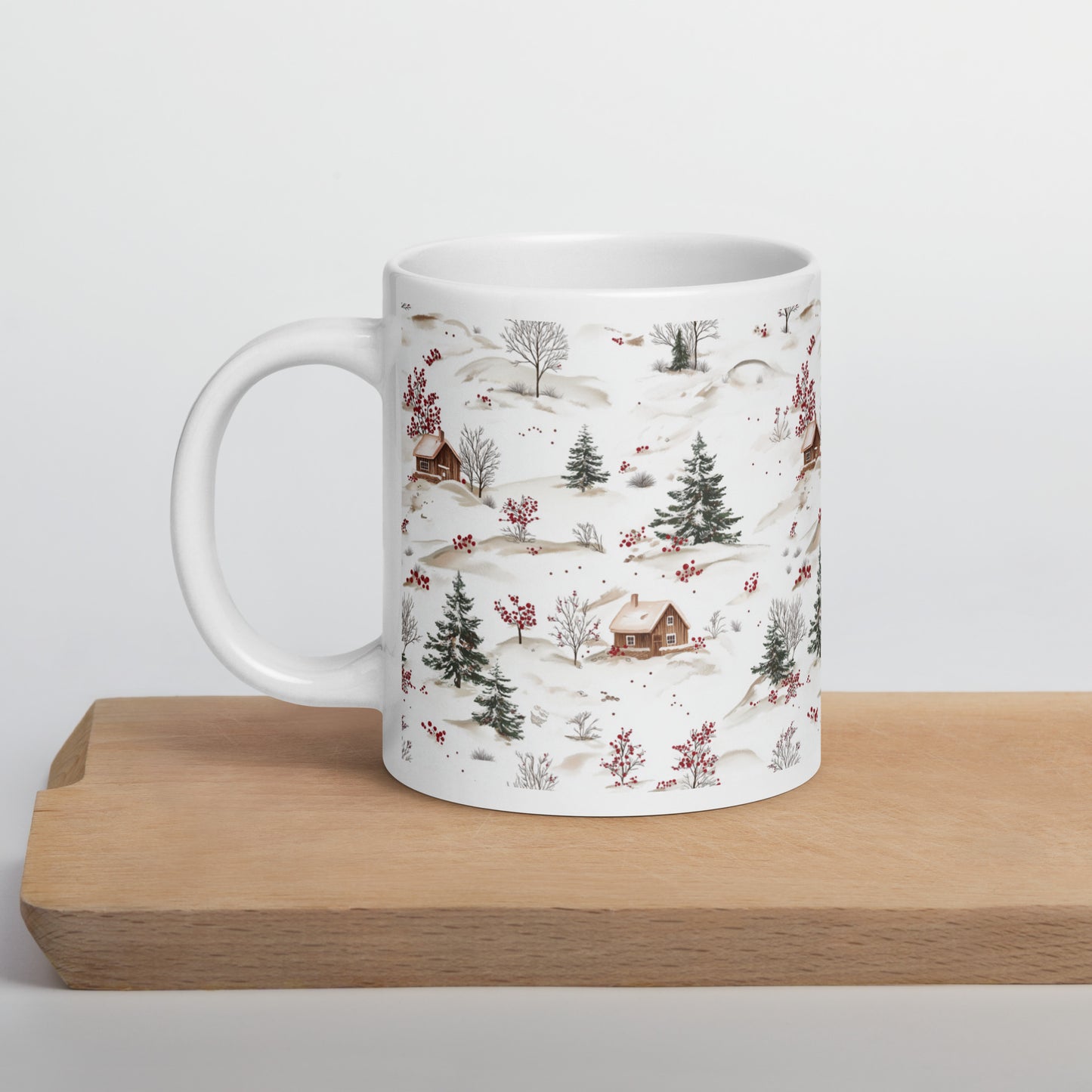 01) Christmas glossy mug
