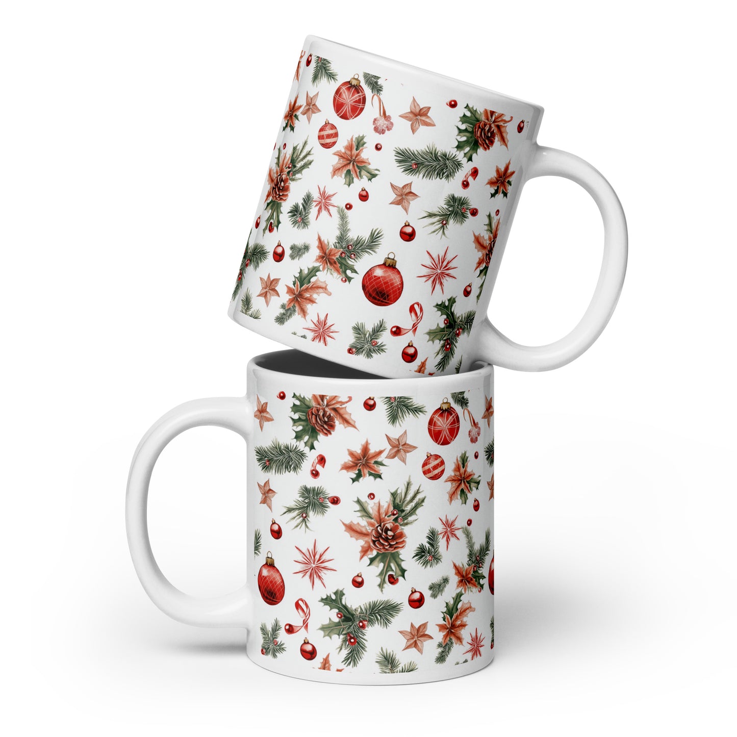 01) Christmas glossy mug