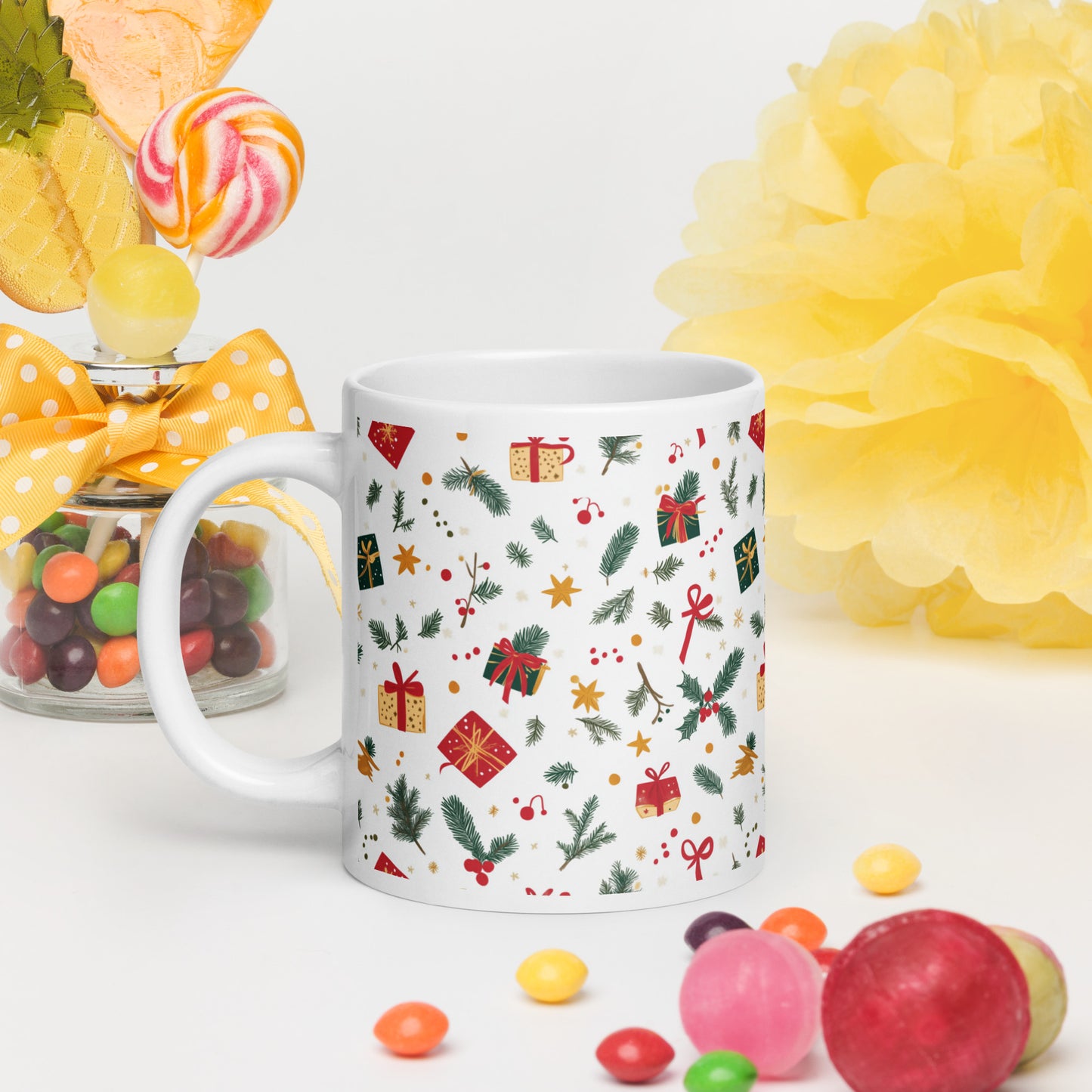 01) Christmas glossy mug